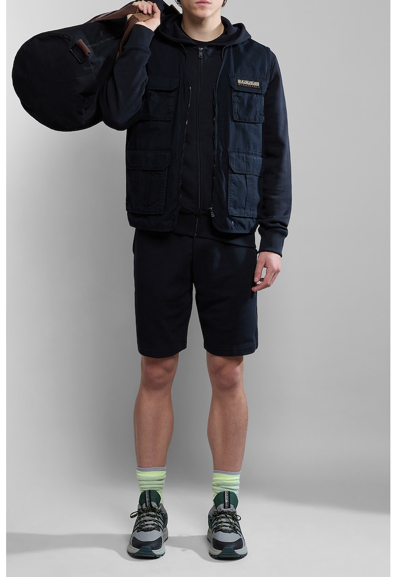 Шорти със странични джобове и връзки - Черен Napapijri