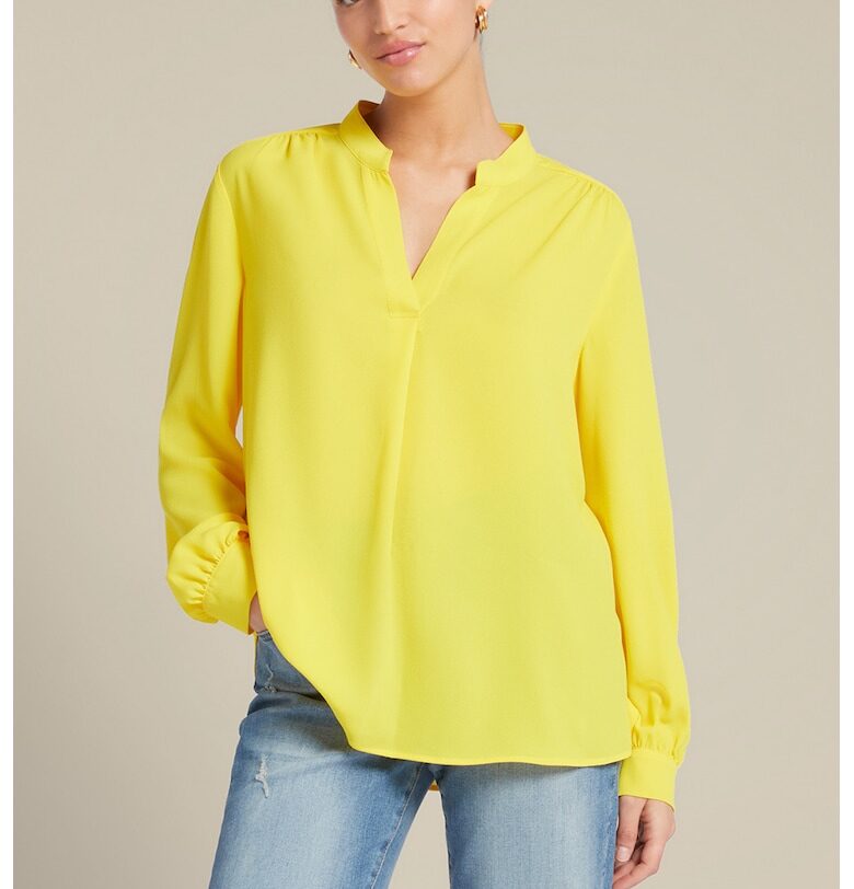 Шпиц блуза - Жълт ELENA MIRO