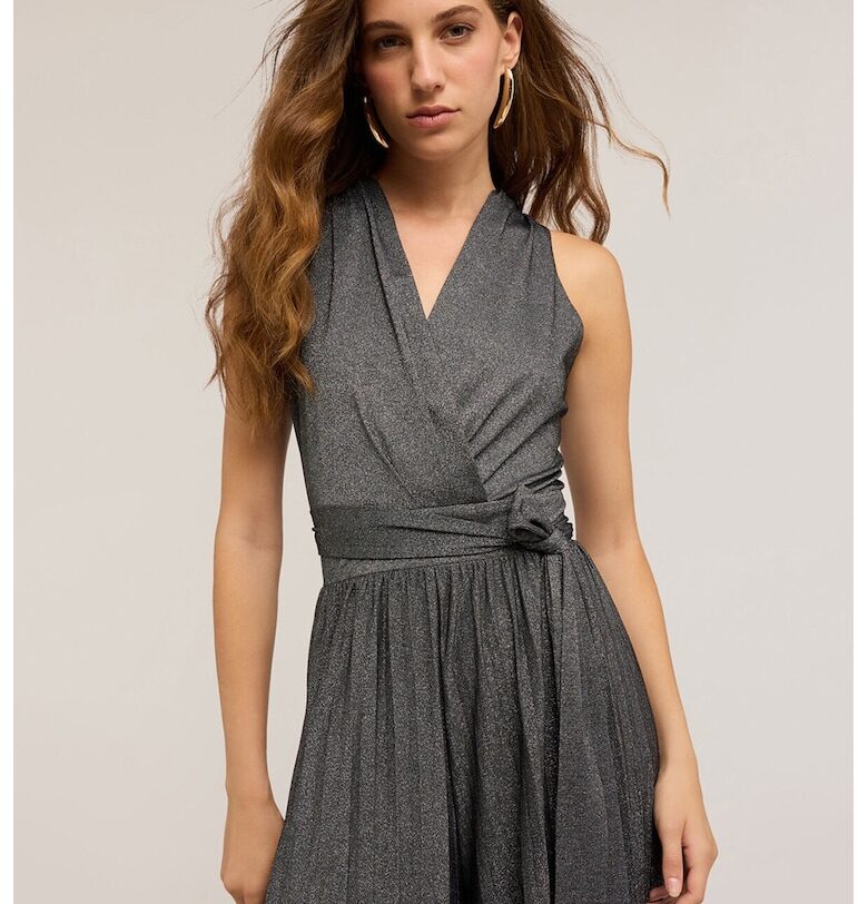 Шпиц гащеризон с широк крачол - Антрацитно сиво Motivi