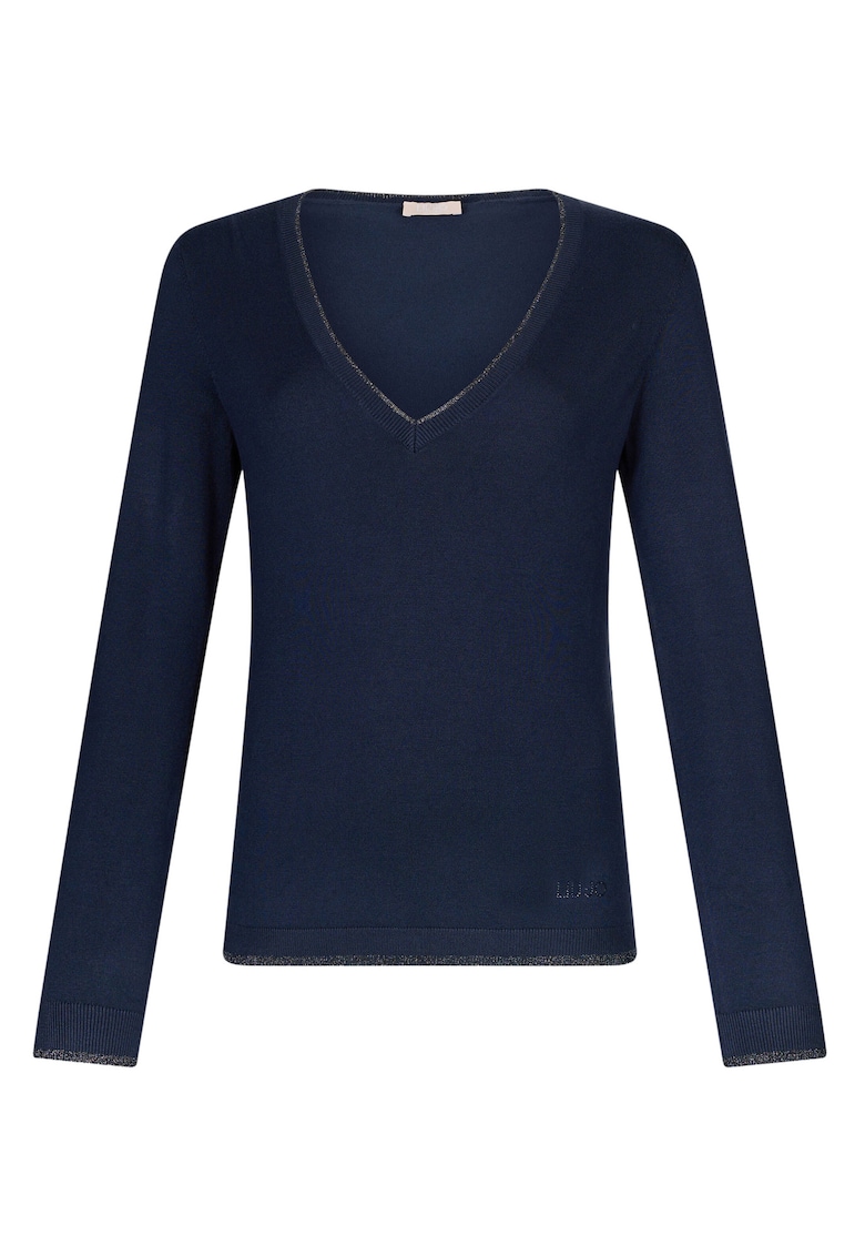 Шпиц пуловер - Тъмносин Liu Jo