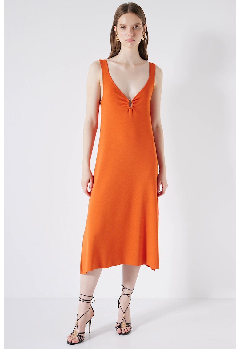 Шпиц рокля - Оранжев Ipekyol