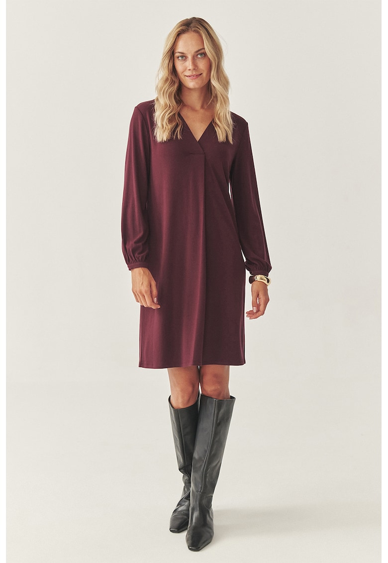 Шпиц рокля - Тъмновиолетов Tatuum