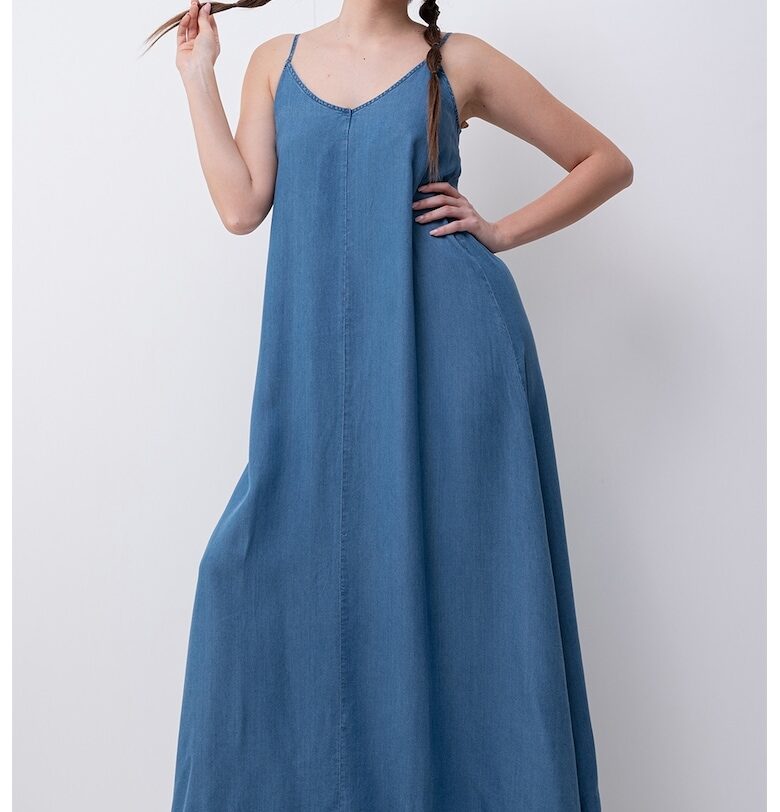 Шпиц рокля от лиосел Charis - Син Only