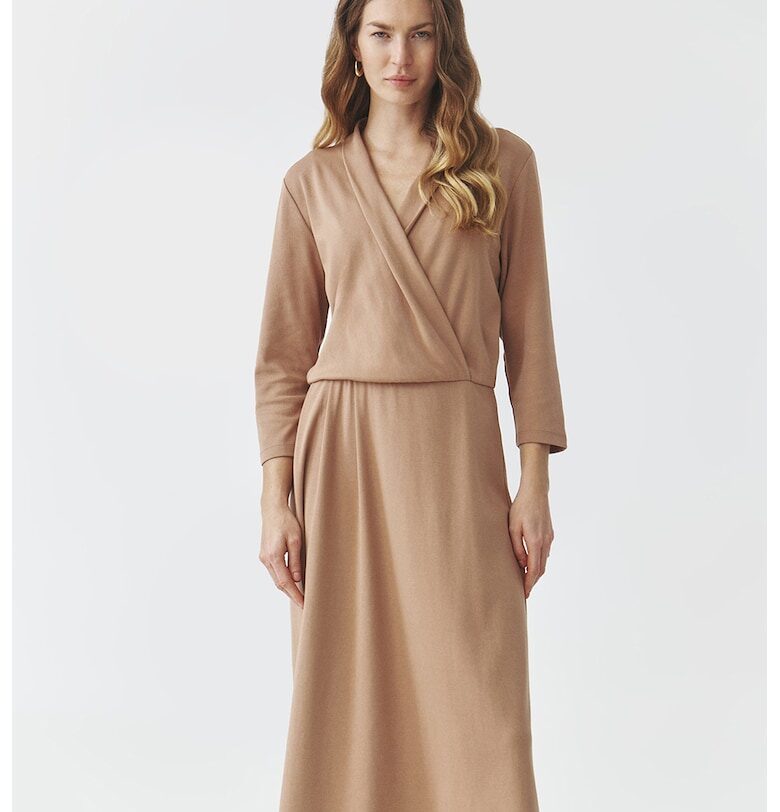 Шпиц рокля с модал - Бежов Tatuum