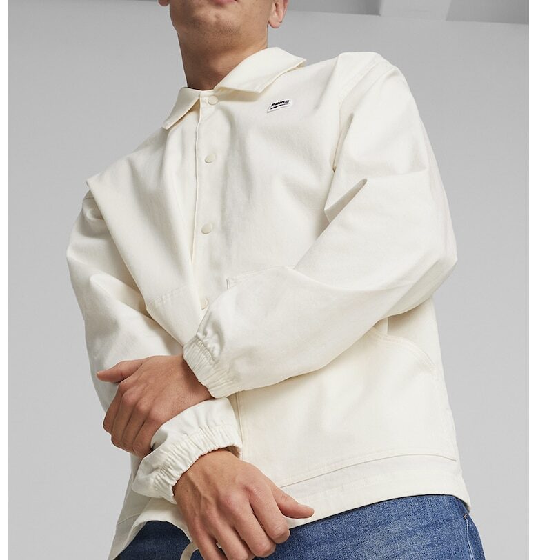 Яке Downtown с класическа яка - Мръснобял Puma