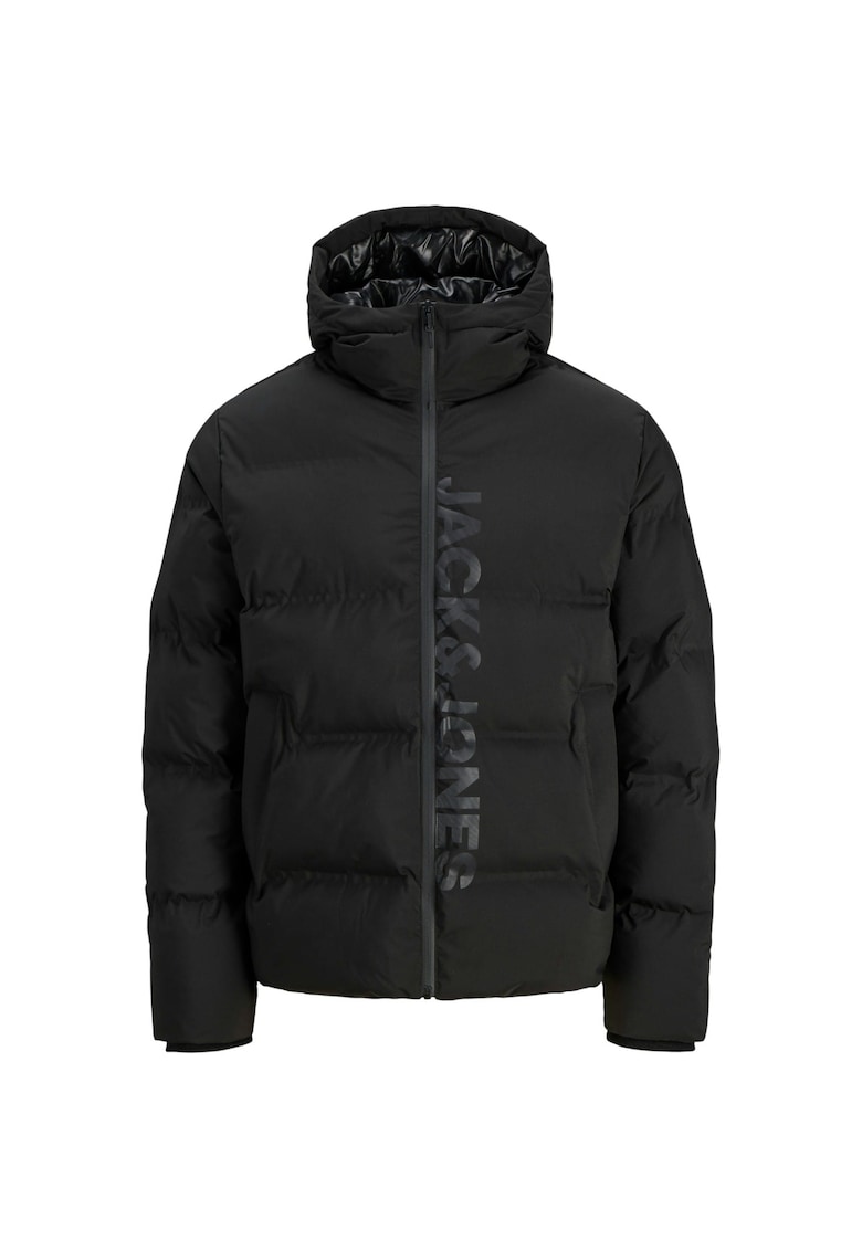 Яке JACK &JONES Kaito Puffer BF Print 52246 - Черен Jack Jones