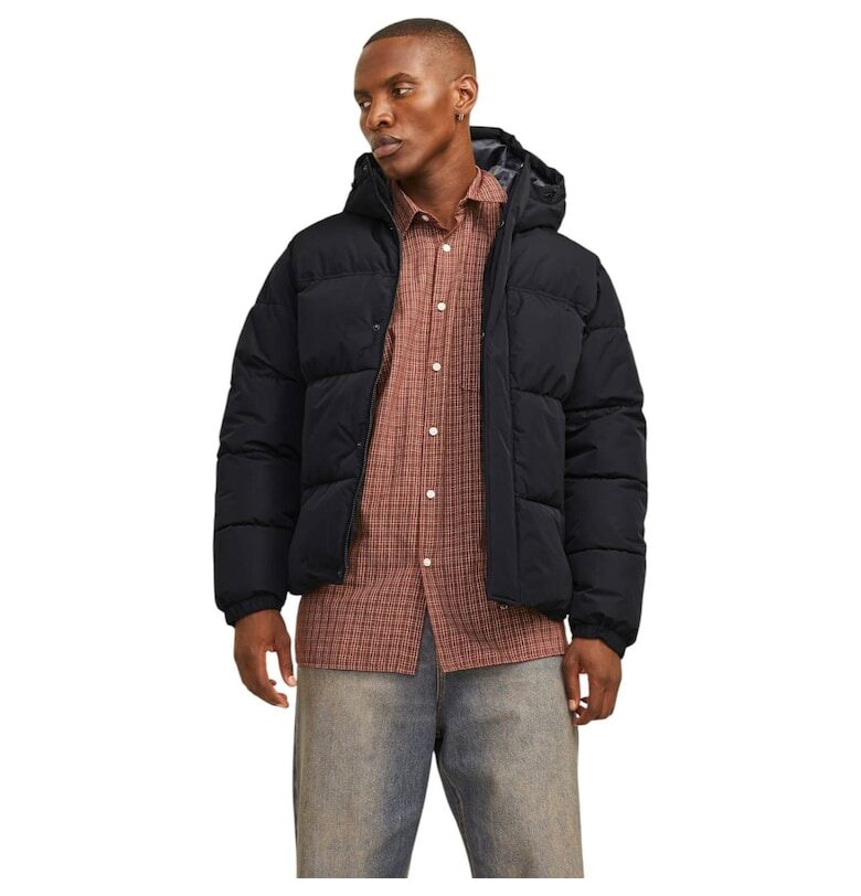 Яке JACK &JONES Bradley Puffer Hood 38902 - Черен Jack  Jones