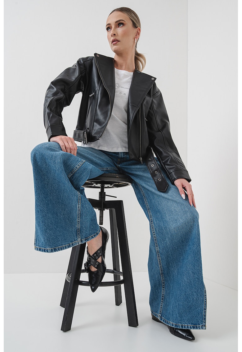 Яке Juliette от еко кожа - Черен Pepe Jeans London