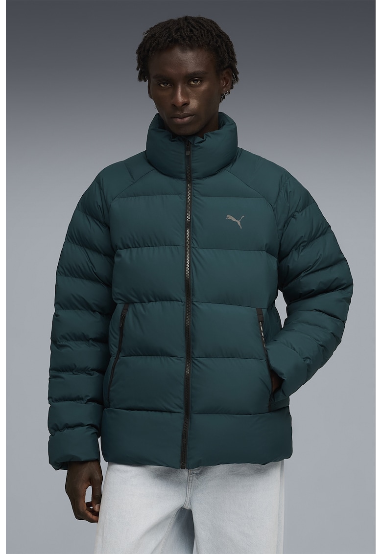 Яке Mono със странични джобове с цип - Тъмнозелен Puma