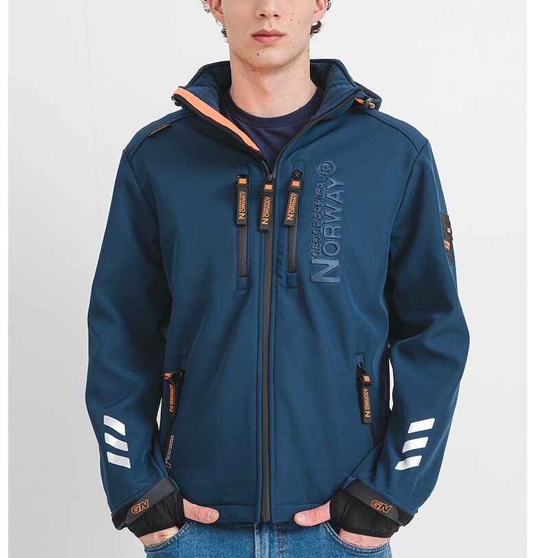 Яке Richywood с джобове - Оранжев/Тъмносин Geographical Norway