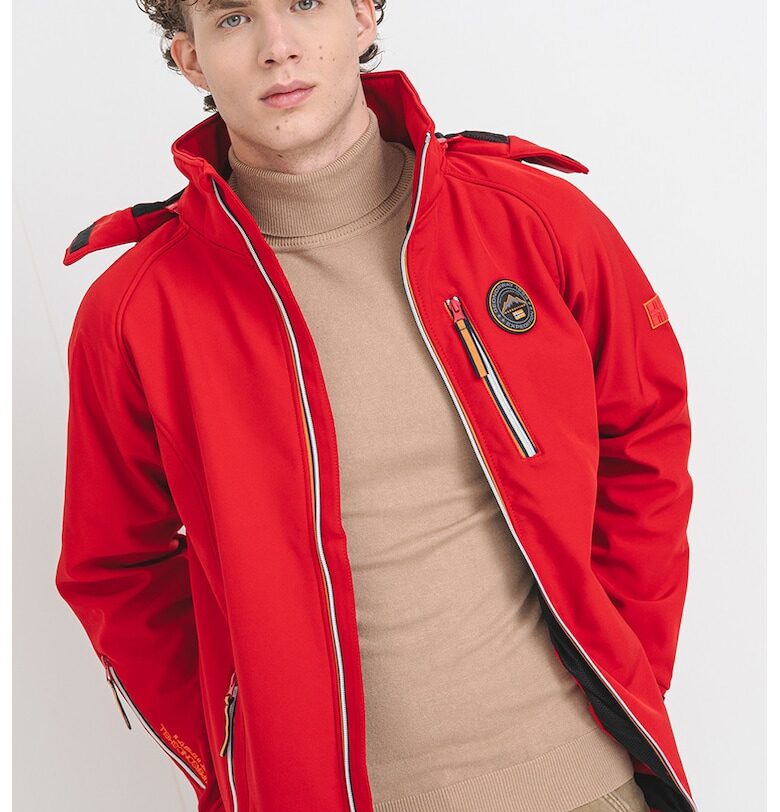 Яке Tabim с отделяща се качулка - Червен Geographical Norway