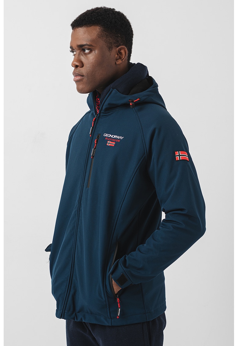 Яке Takito с лого - Петролно синьо Geographical Norway