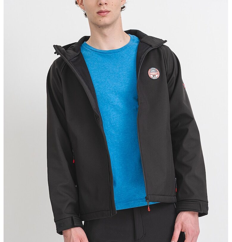 Яке Tamigo Badge с качулка - Черен Geographical Norway