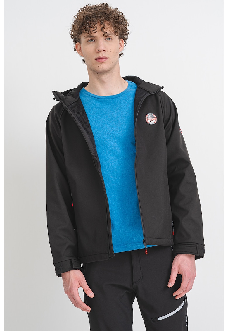 Яке Tamigo Badge с качулка - Черен Geographical Norway