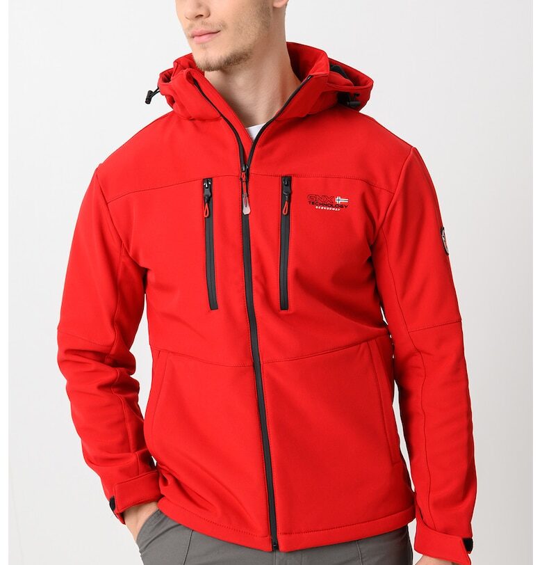 Яке Timmex Softshell с цип - Червен Geographical Norway