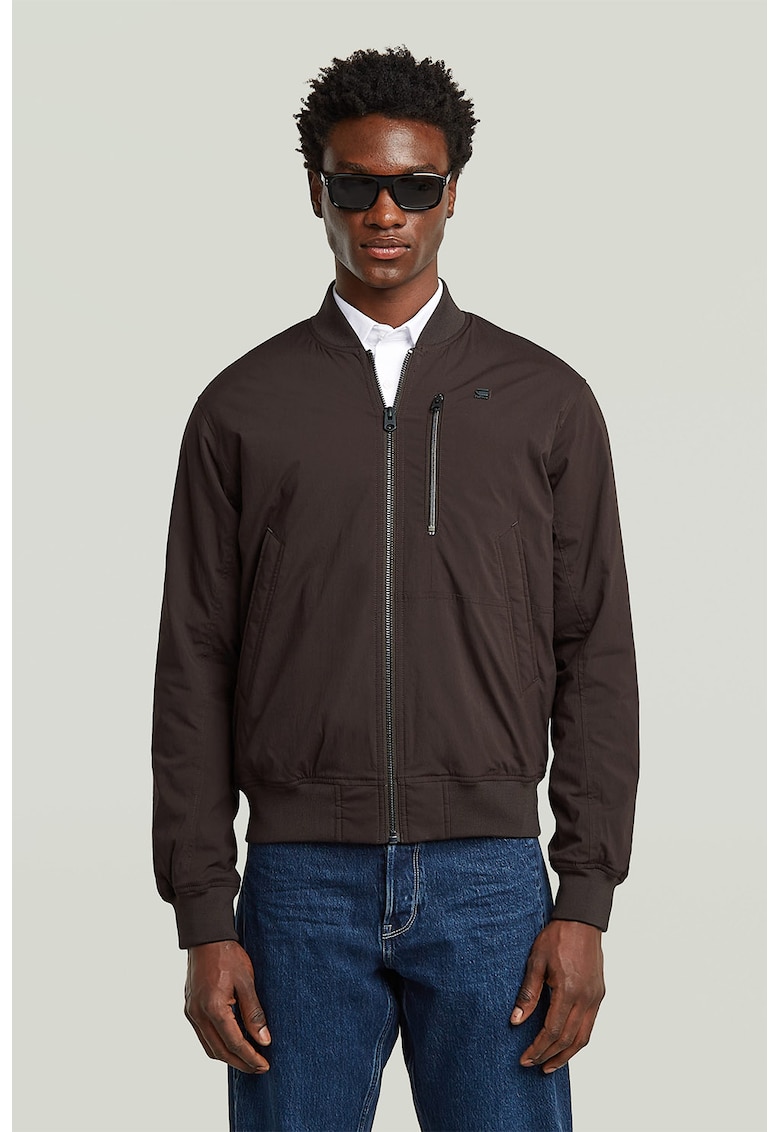 Яке бобър със скосени джобове - Тъмнокафяв G-STAR