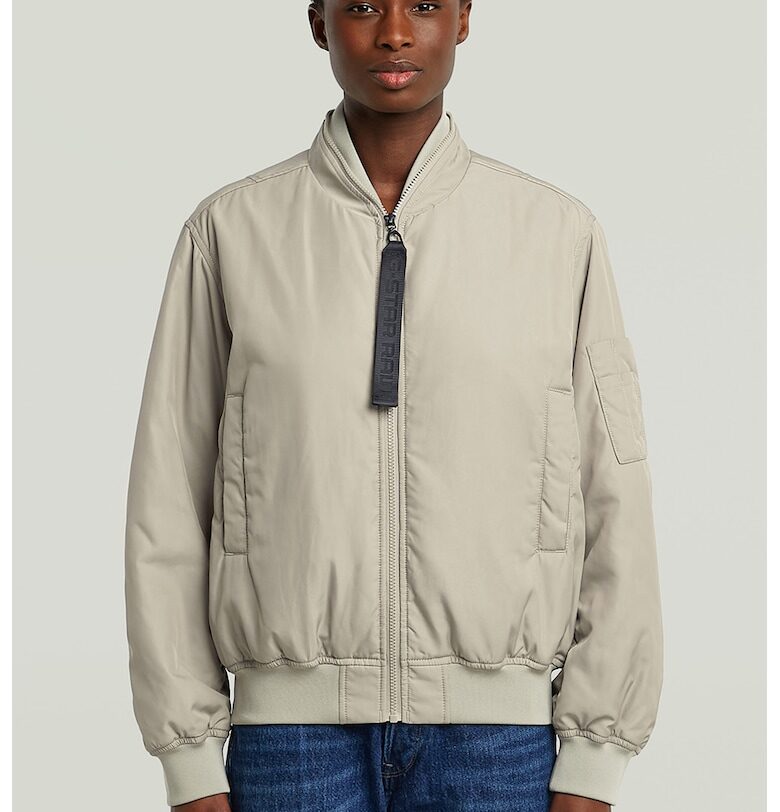 Яке бомбър с джобове встрани - Бежов G-STAR