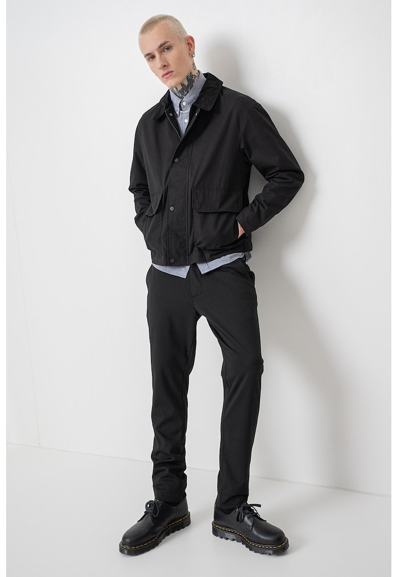 Яке бомбър с цип - Черен Jack Jones