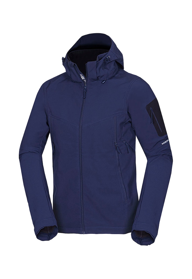 Яке за трекинг Abner с качулка - Тъмносин NORTHFINDER