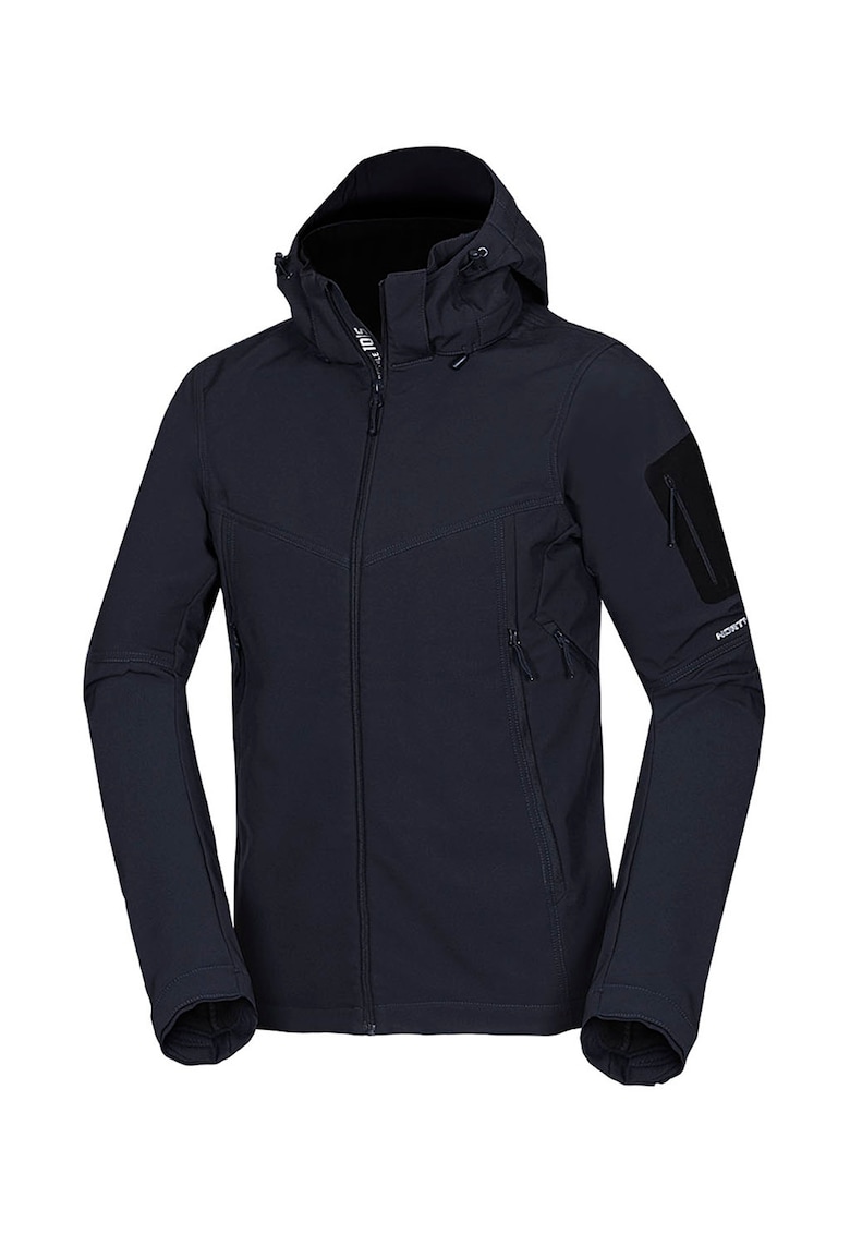 Яке за трекинг Abner с качулка - Черен NORTHFINDER