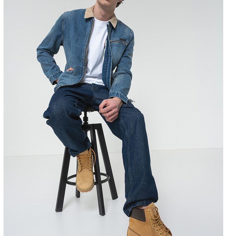 Яке от деним Rothwell с цип - Син AllSaints