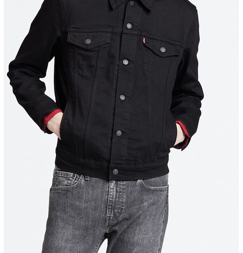 Яке от деним The Trucker с джобове - Черен Levis