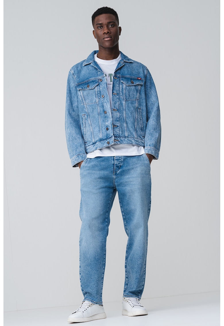 Яке от деним с джобове - Светлосин меланж Mustang