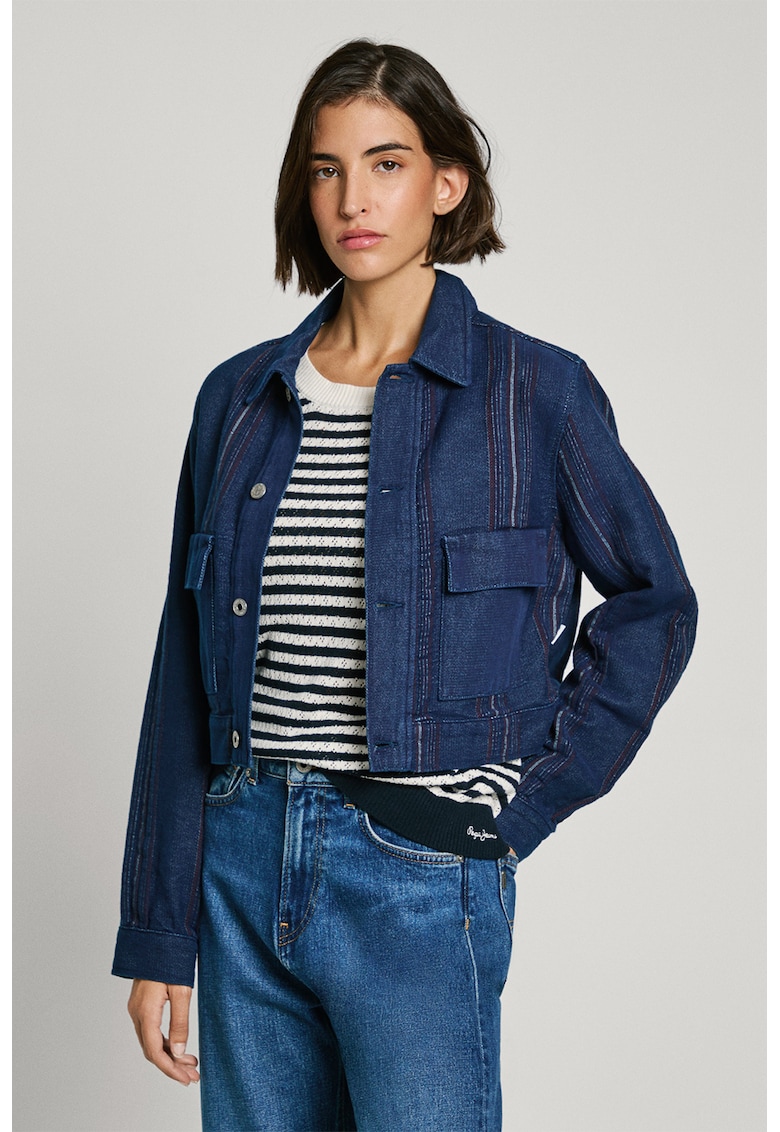 Яке от деним с джобове - Тъмносин Pepe Jeans London