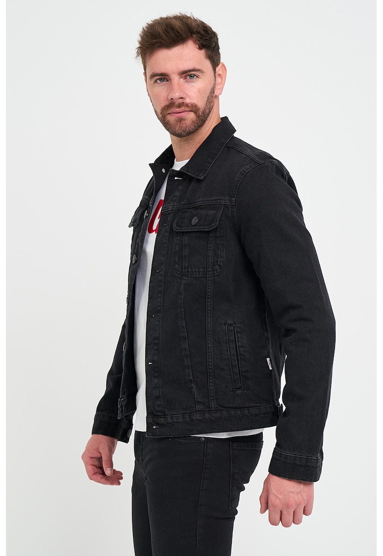 Яке от деним с джобове - Черен Lee Cooper