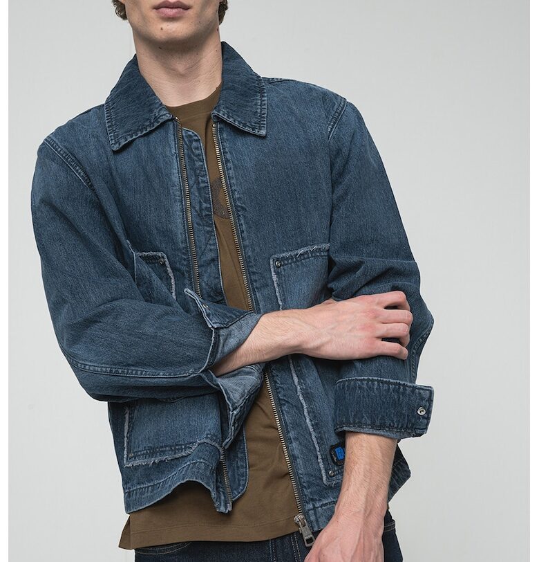 Яке от деним с цип - Тъмносин HUGO