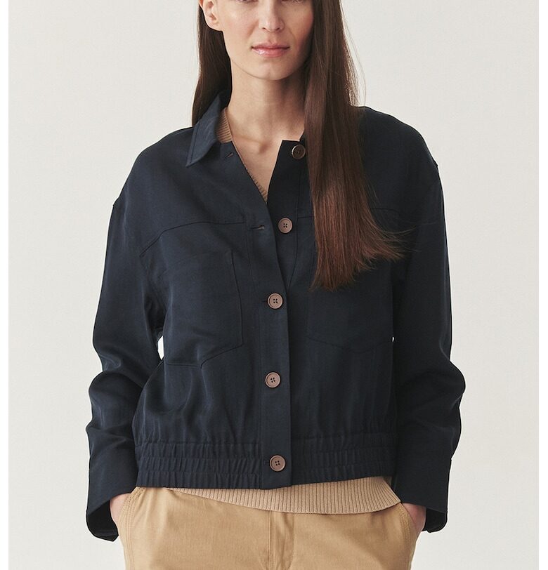 Яке от лиосел и лен - Черен Tatuum