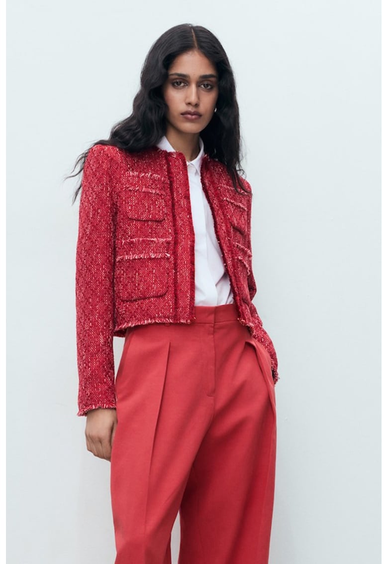 Яке от туид - Червен Mango