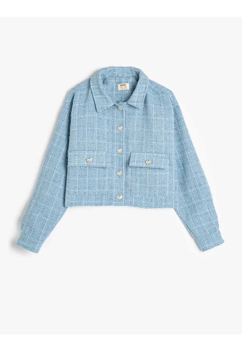 Яке от туид с джобове - Син KOTON