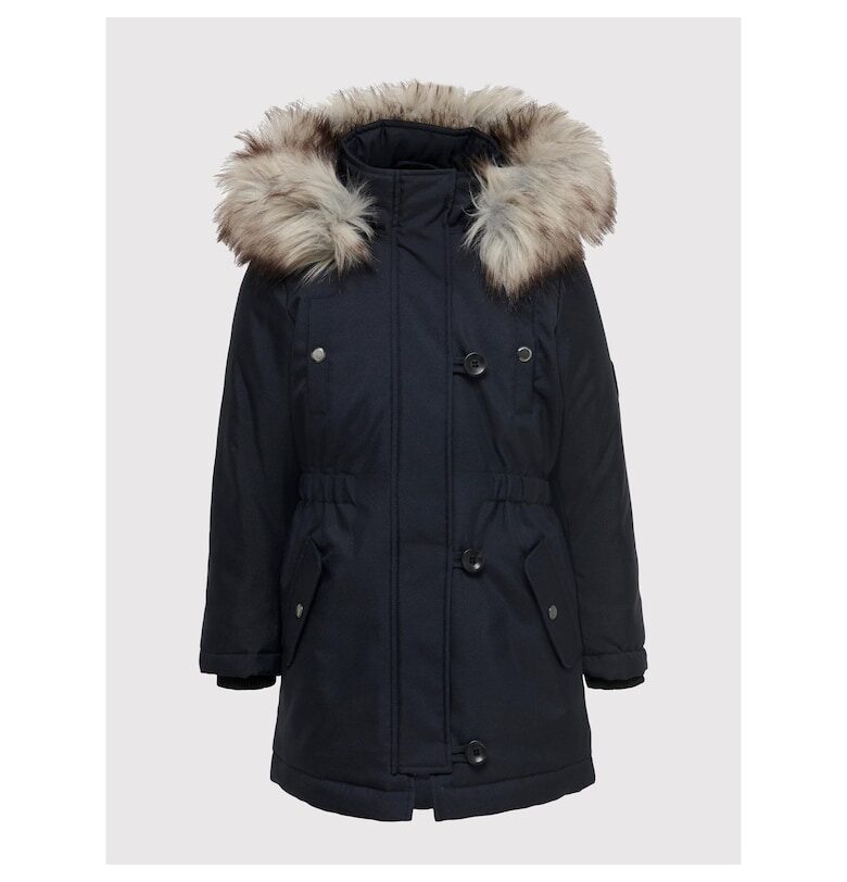 Яке парка за момиче - САМО за деца - 300028551 - Полиестер - Тъмносин Kids Only