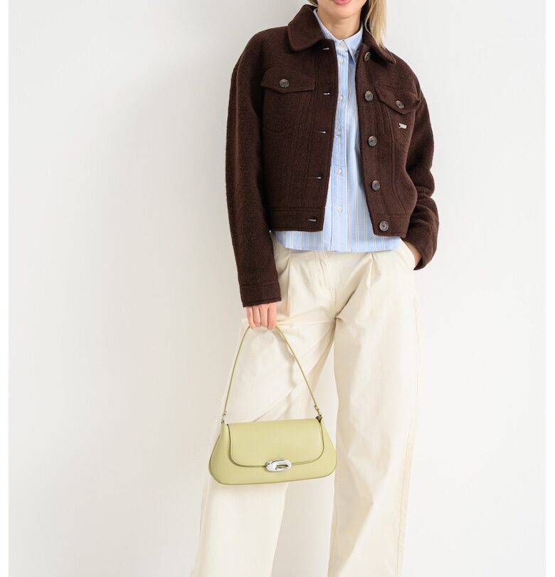 Яке с вълна и джобове с капаче - Кафяв Tommy Jeans