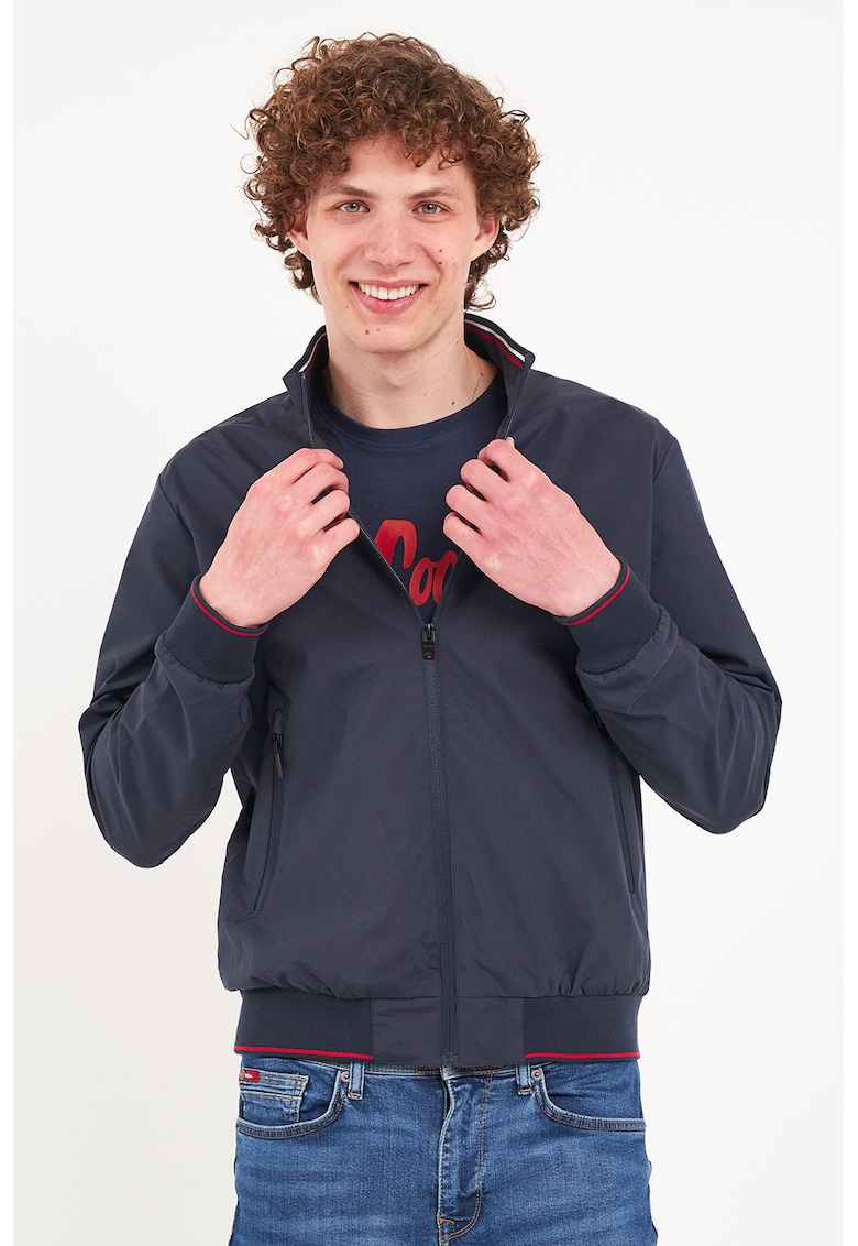 Яке с дълги ръкави и цип - Тъмносин Lee Cooper