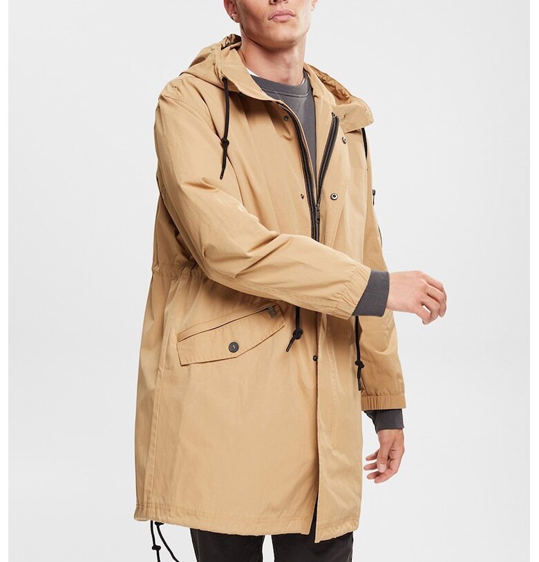 Яке с качулка и връзка - Камел Esprit