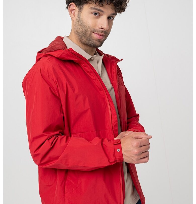 Яке с качулка и цип - Червен Tommy Hilfiger