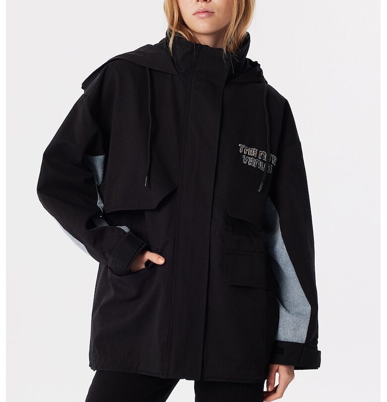 Яке с надписи - Черен TWIST