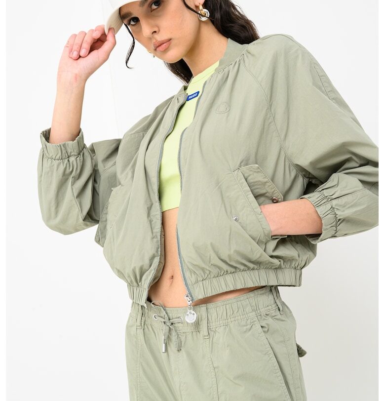 Яке с ниска яка - Бледозелен HUGO