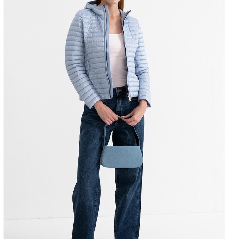 Яке с пухена вата и джобове с цип - Светлосин Colmar