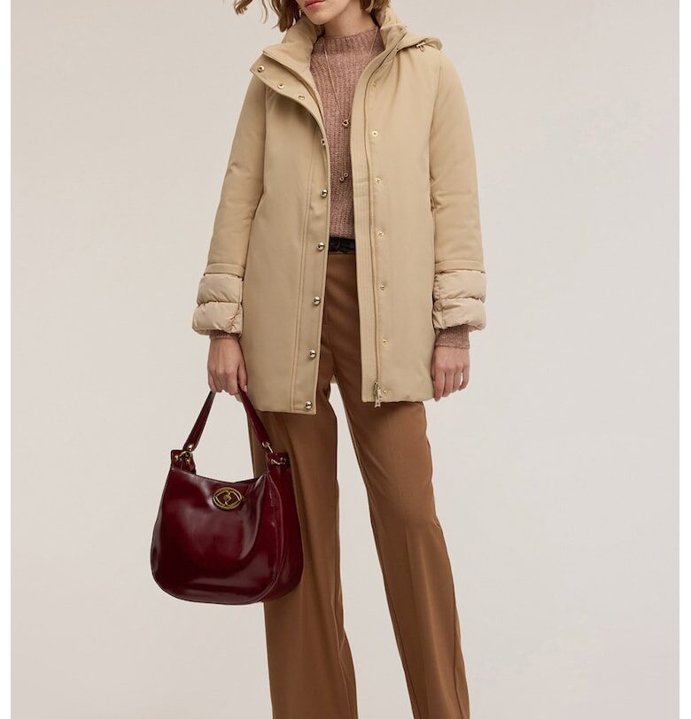 Яке с цип - Крем Motivi