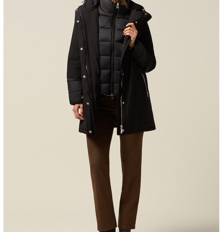 Яке с цип - Черен Oltre