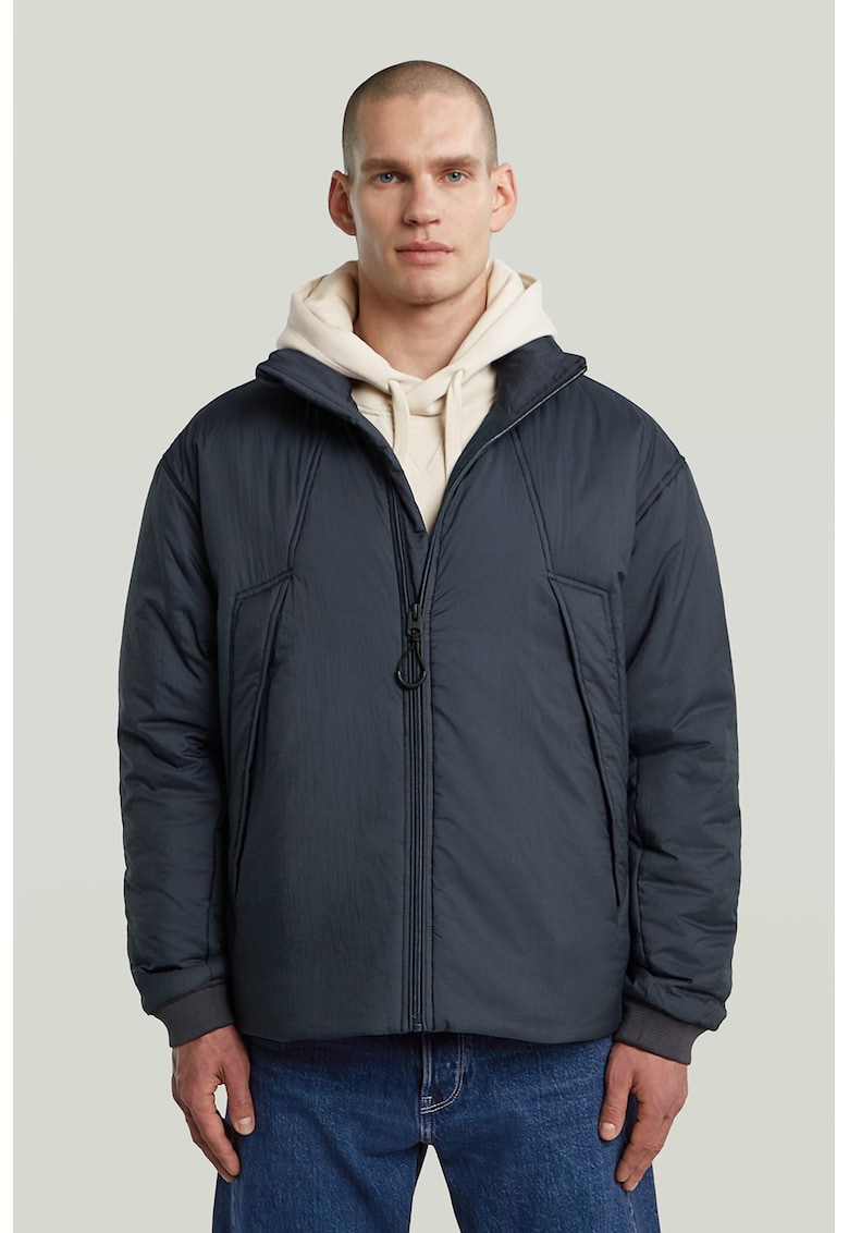 Яке с цип и висока яка - Тъмносин G-STAR