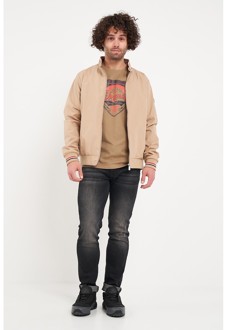 Яке с цип и джобове - Бежов Timeout