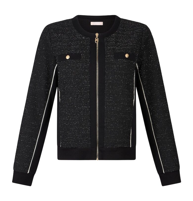 Яке с цип и джобове - Черен Liu Jo