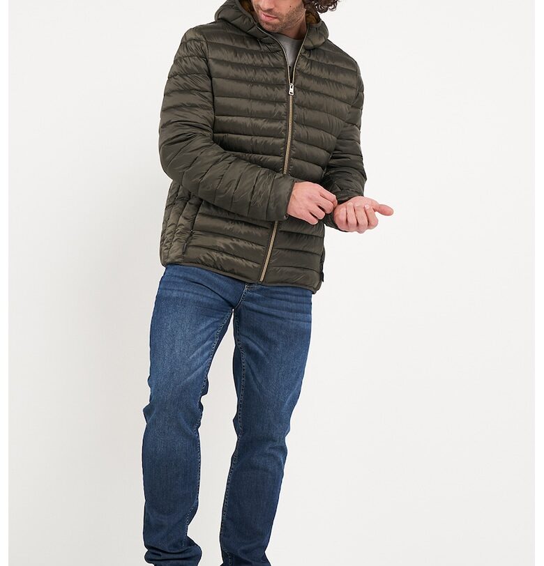 Яке с цип и качулка - Каки KVL by KENVELO