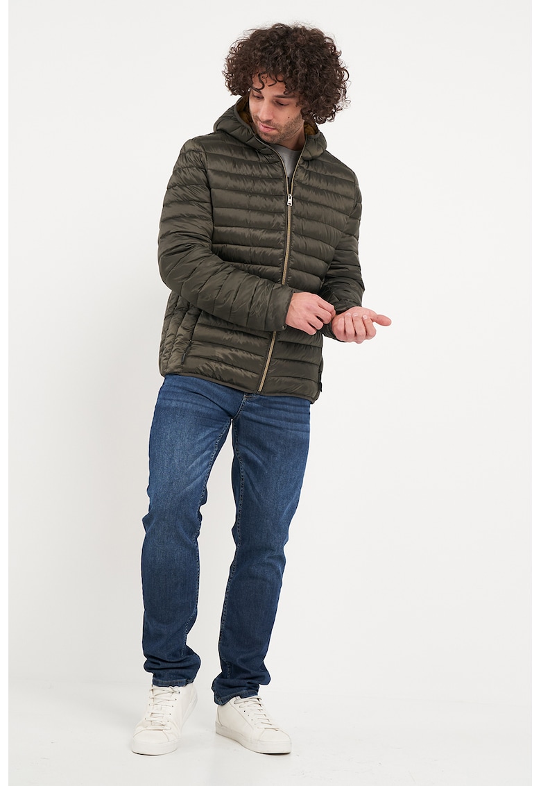 Яке с цип и качулка - Каки KVL by KENVELO