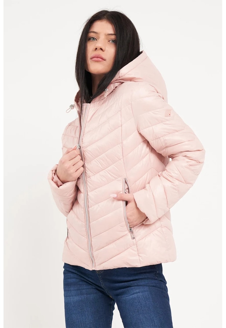 Яке с цип и качулка - Пастелнорозов Lee Cooper