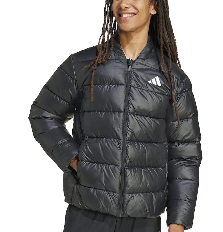 Яке с цип и лого - Черен adidas Sportswear